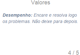 Missão, visão e valores