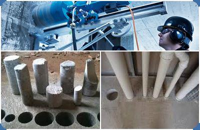 Cortes, furos e outros serviços